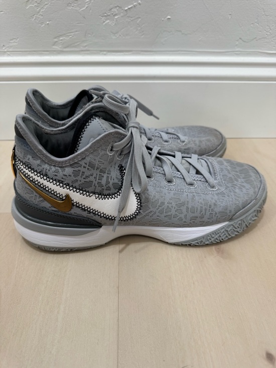 Nike Zoom LeBron NXXT Gen Wolf Grey Men\'s 8.5 Basketball Shoe DR8784-004